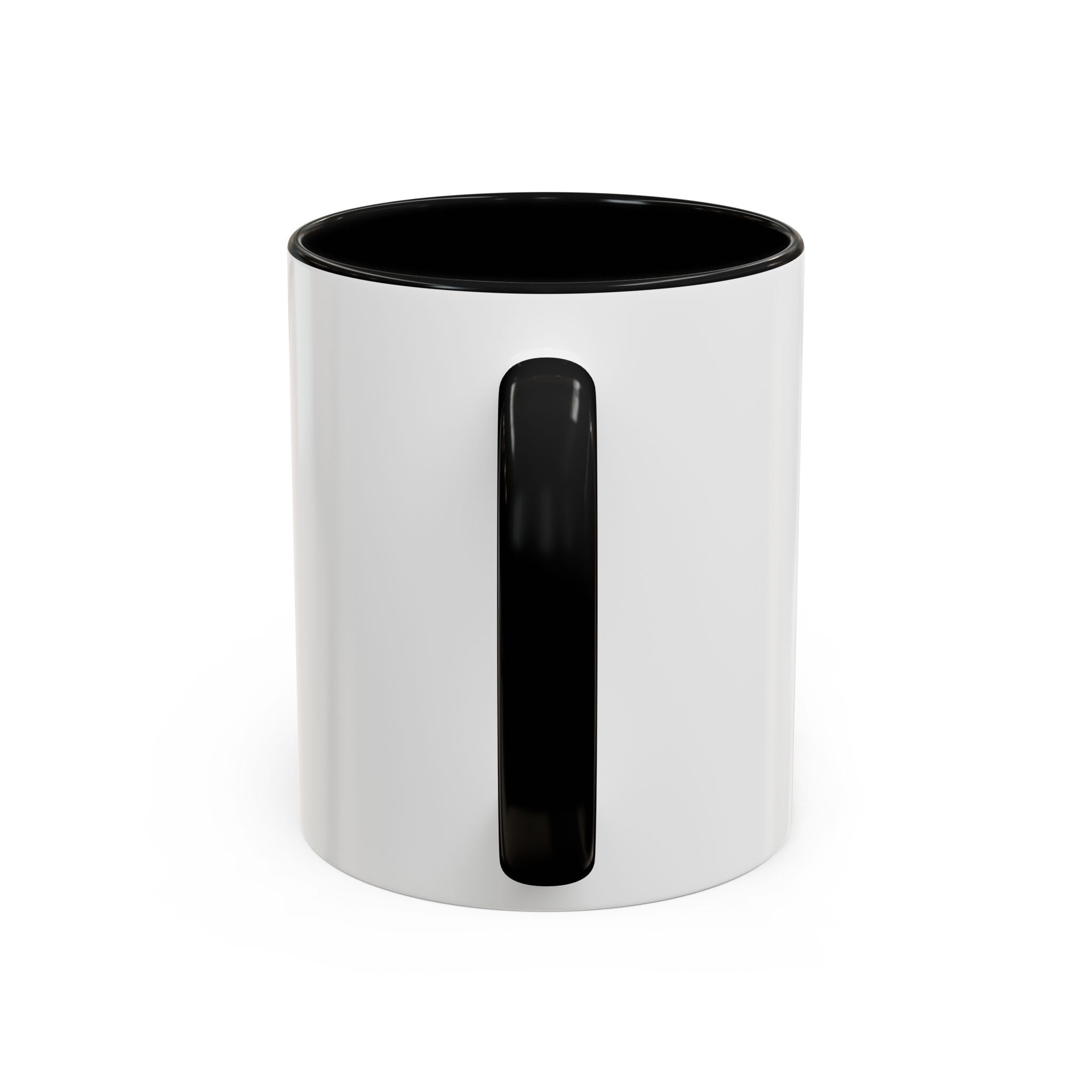 The Cats Made Me Do It Accent Coffee Mug (11, 15oz)