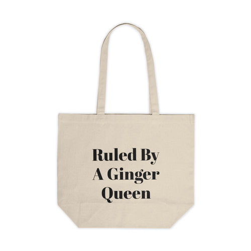 Canvas Tote Bag - Ruled by Ginger Queen