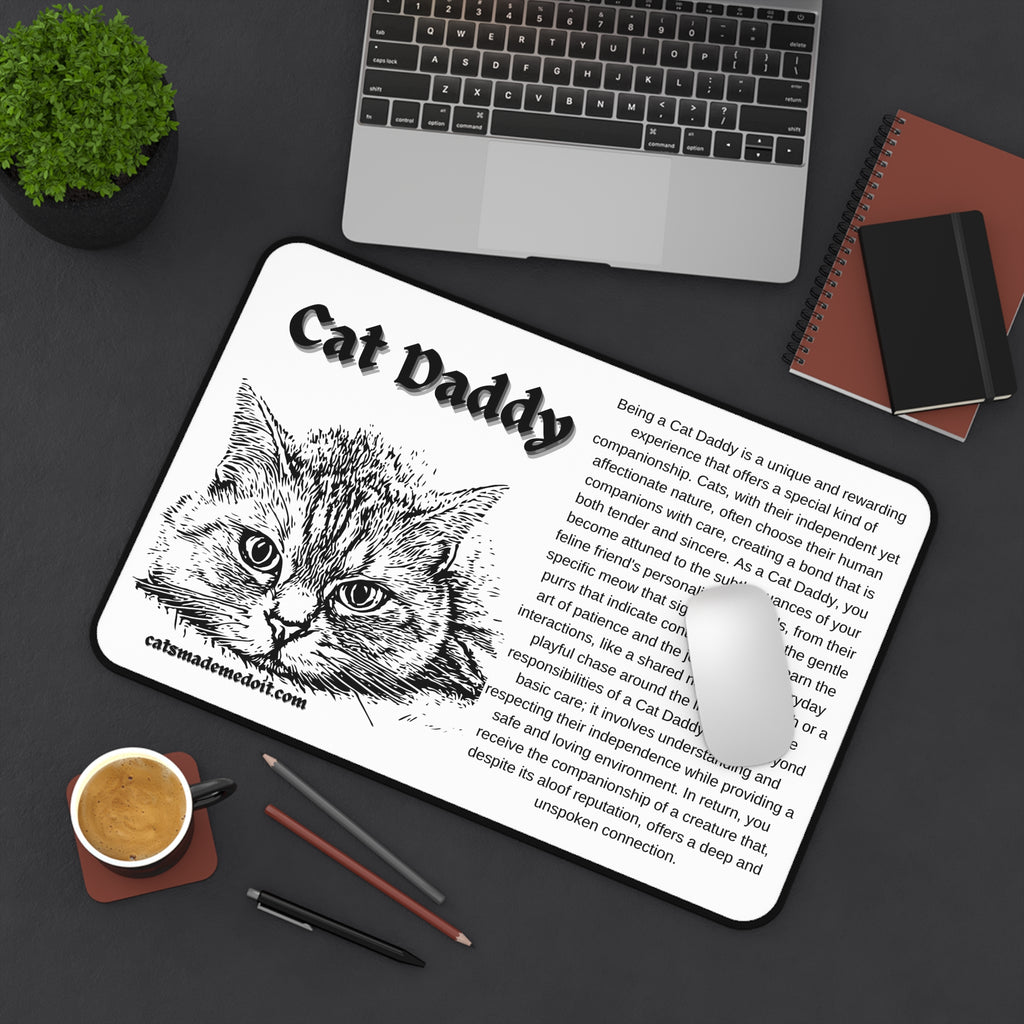 Cat Daddy Desk Mat