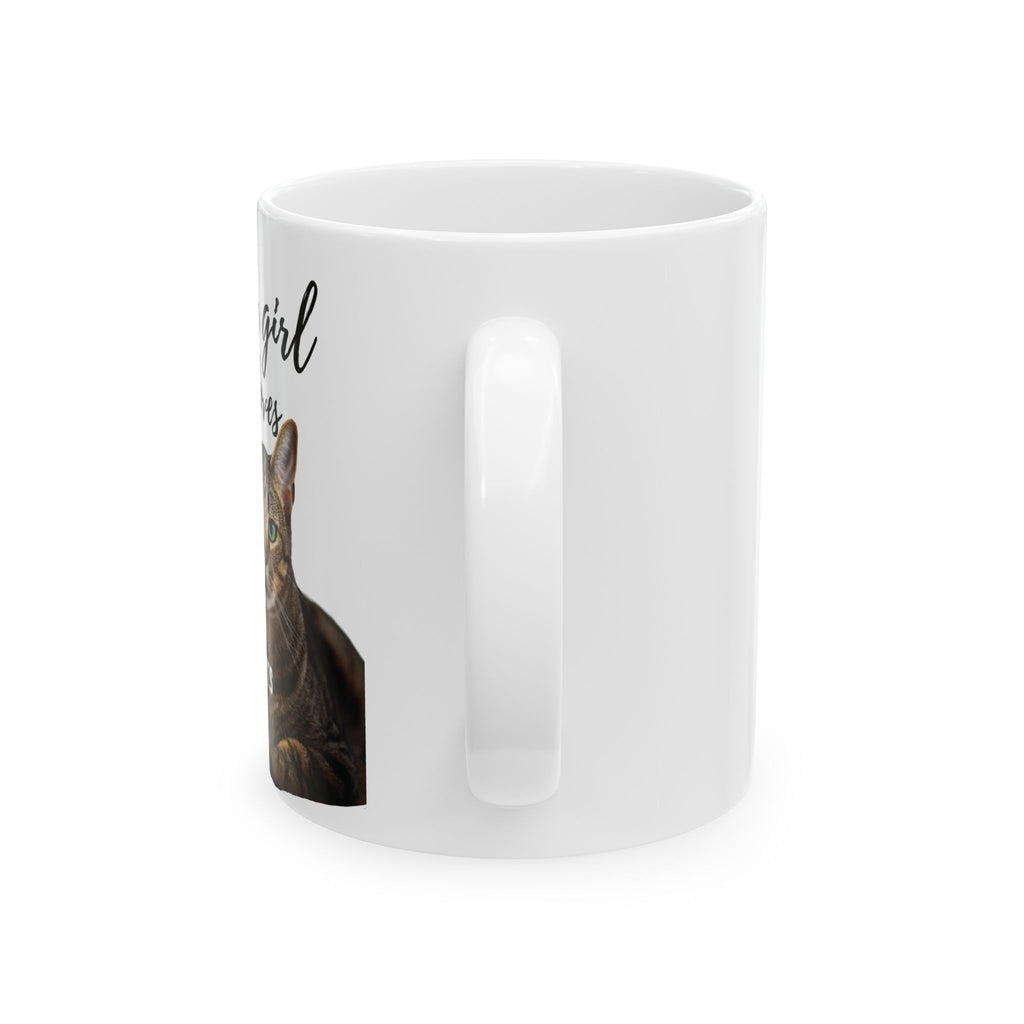 Mug - Just a Girl Who Loves Cats - 11oz/15oz Ceramic Mug