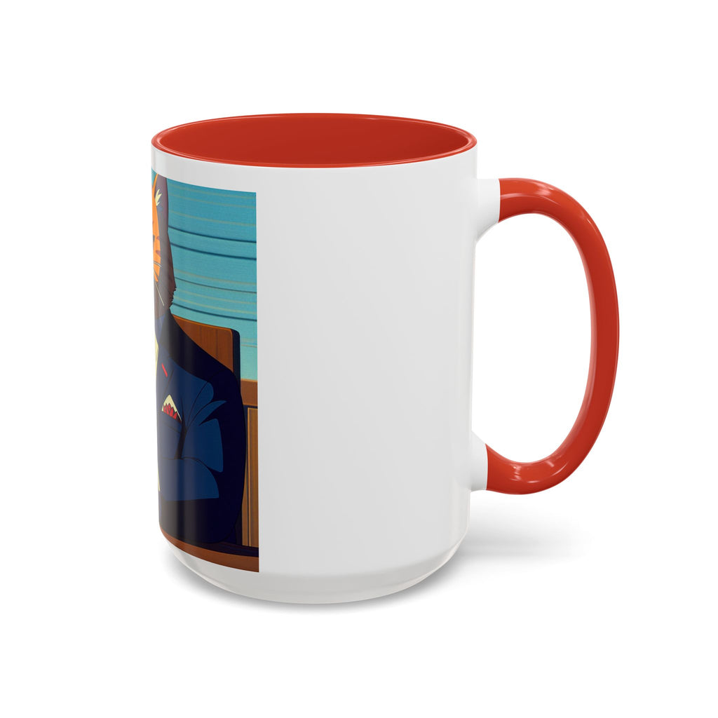 Cat Trump Accent Coffee Mug (11, 15oz)