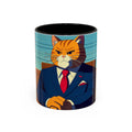 Cat Trump Accent Coffee Mug (11, 15oz)