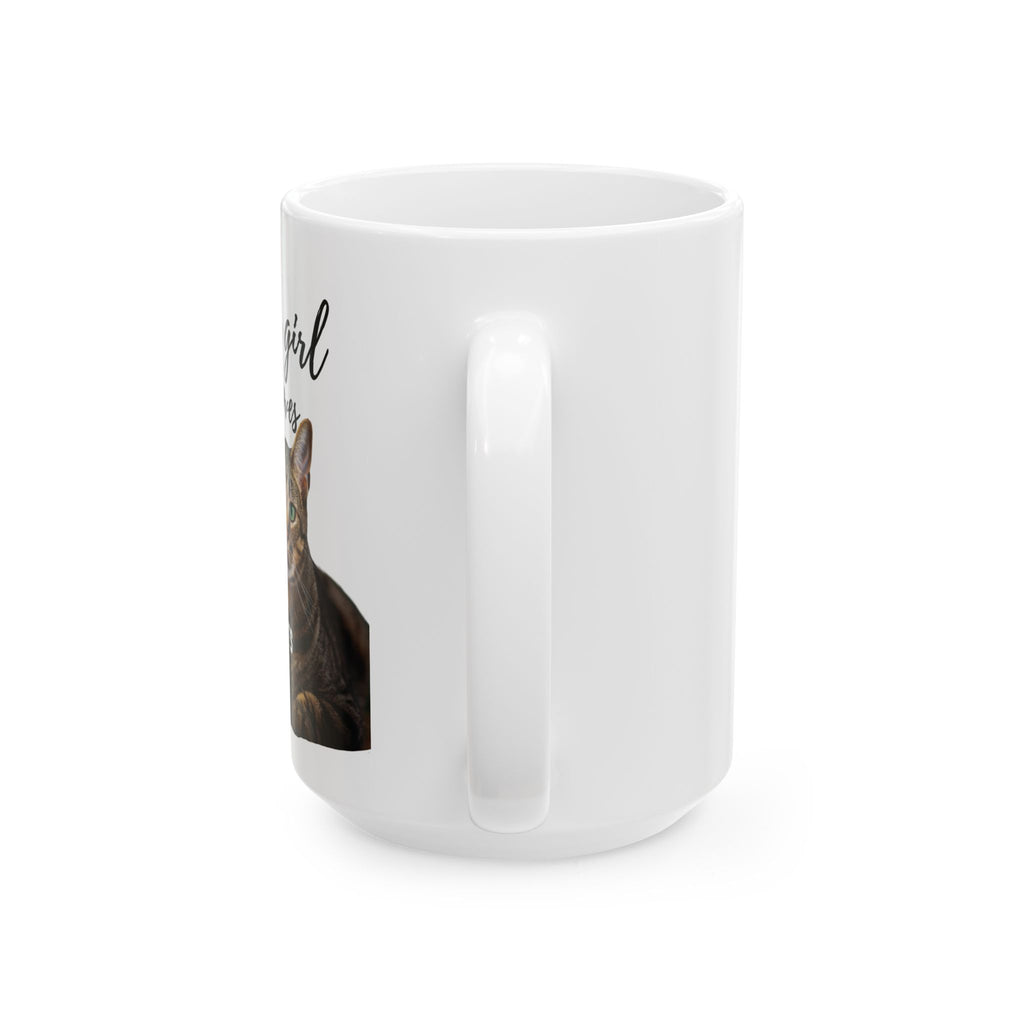 Mug - Just a Girl Who Loves Cats - 11oz/15oz Ceramic Mug